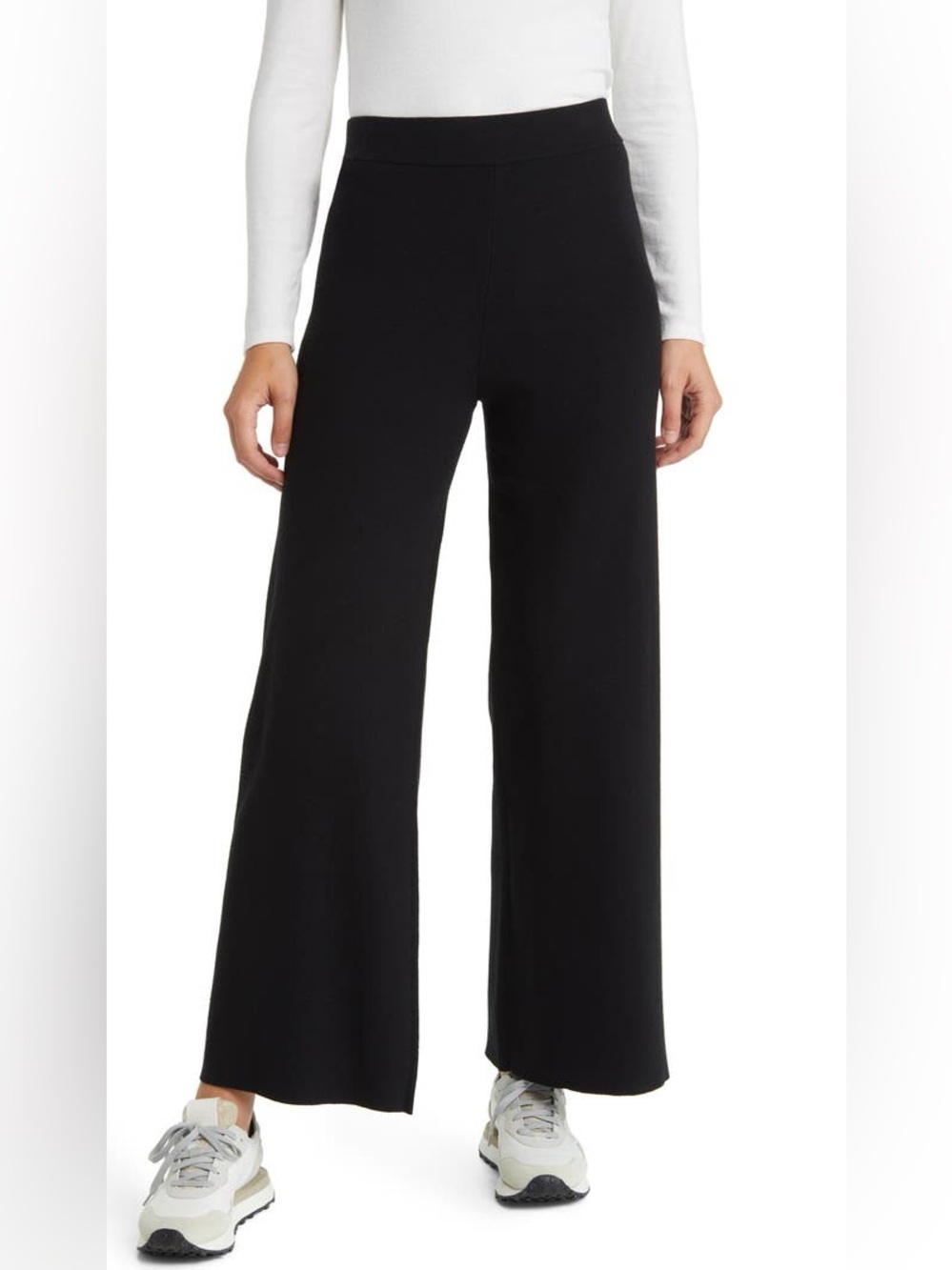 Rails Black Wide-Leg Women's Pants - Flowing High-Rise Style